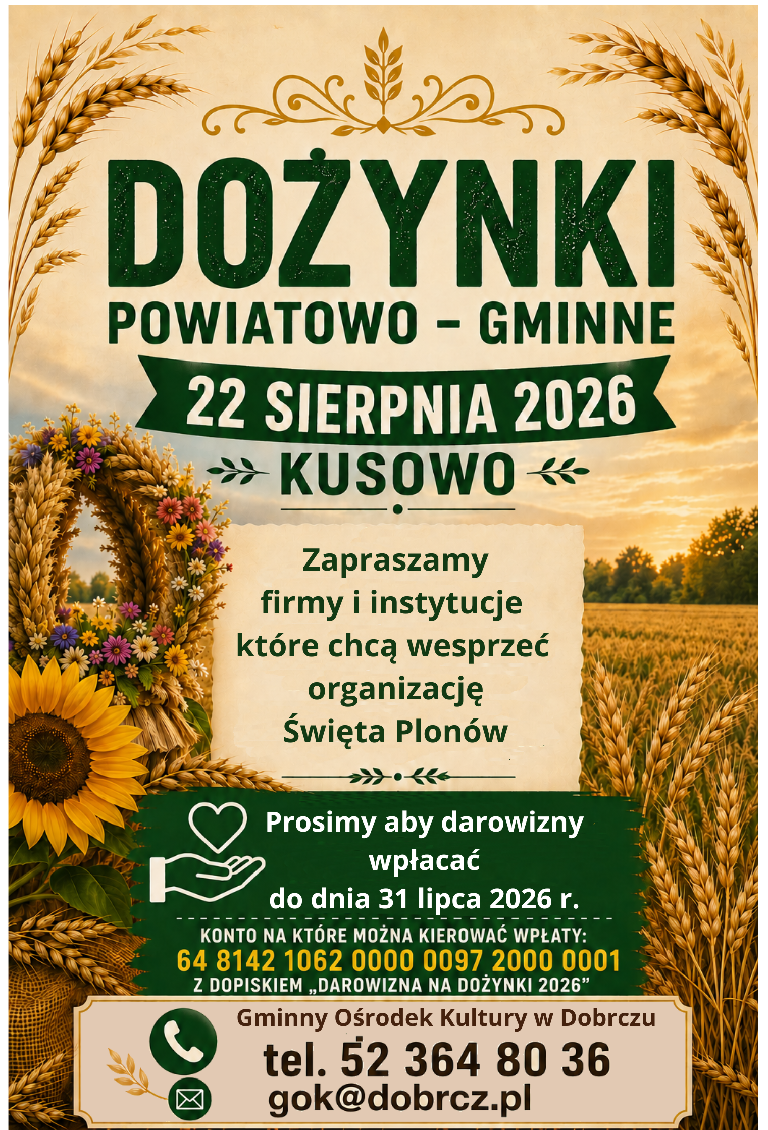 Wsparcie dożynek