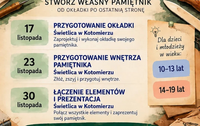 Zdjęcie do Warsztaty introligatorskie