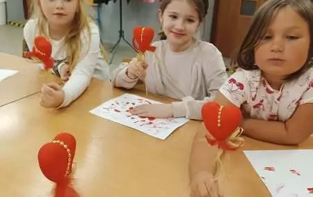 Zdjęcie do Walentynkowe zajęcia kreatywne