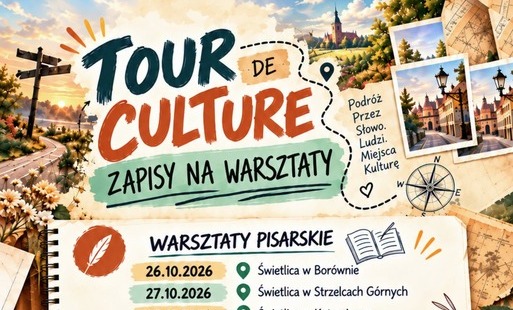 Zdjęcie do Zapraszamy na warsztaty z Tour de culture